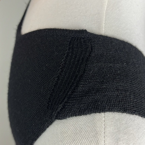 Vintage Parisian Signature 100% Merino Wool Sweater Dress Sz M Minimalist 90’s - Picture 12 of 15